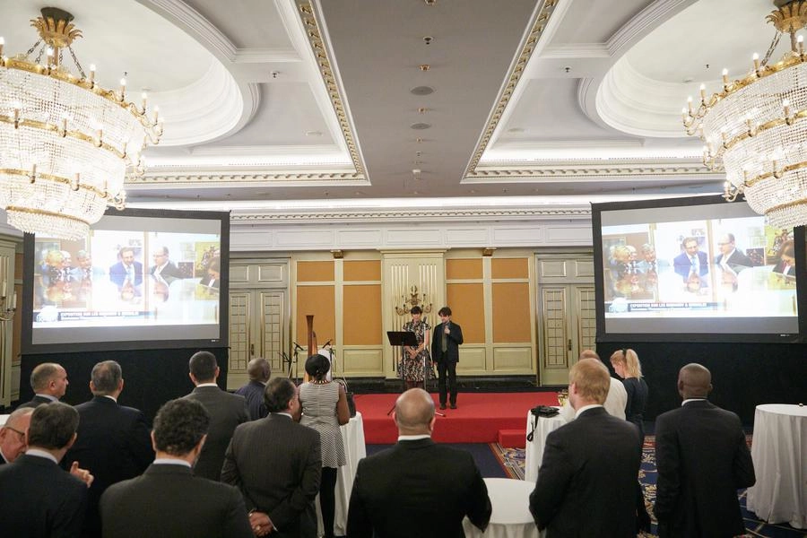 Diplomatic reception in Moscow