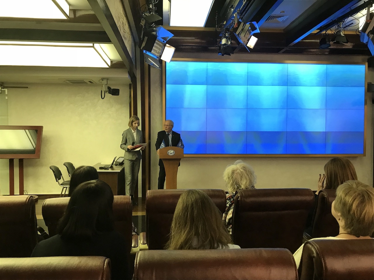 Public lecture of the Prince Albert II Foundation at the Russian Geographical Society