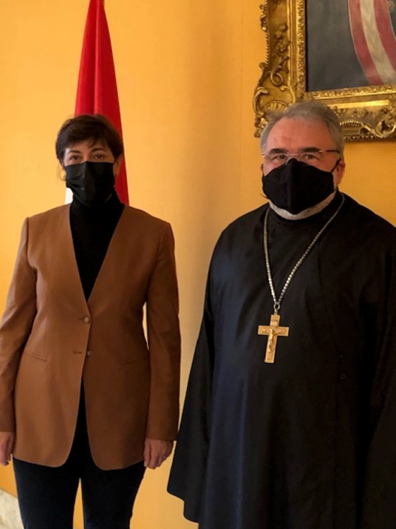Meeting with the Rector of the Russian Orthodox Parish of the Holy Royal Martyrs of the Principality of Monaco, Archpriest Vadim Zakrevsky